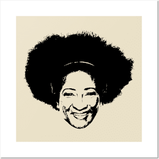 Wanda Sykes: Hilarious Comedy Queen Portrait with Big Afro Posters and Art